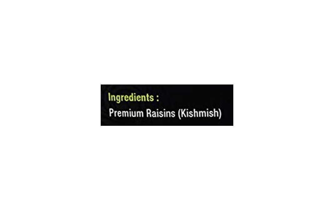 Nutri Organics Premium Raisins Kishmish   Pack  1 kilogram